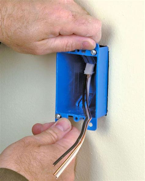 add to metal electrical box|installing electrical box in wall.